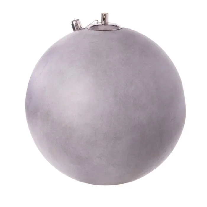LOLAhome Lámpara Exterior Kiel de Aceite con Forma de Bola Moderna Gris de Ø 40×43 cm