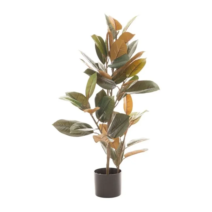 LOLAhome Planta Artificial ficus Verde de plástico de 90 cm