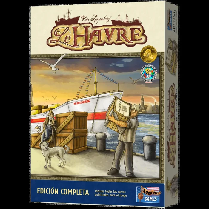 Lookout Games | Le Havre | Juego de Mesa de Estrategia para Adultos y Jóvenes | A Partir de 12 Años | De 1 a 5 Jugadores | 1-2 Horas por Partida | Español