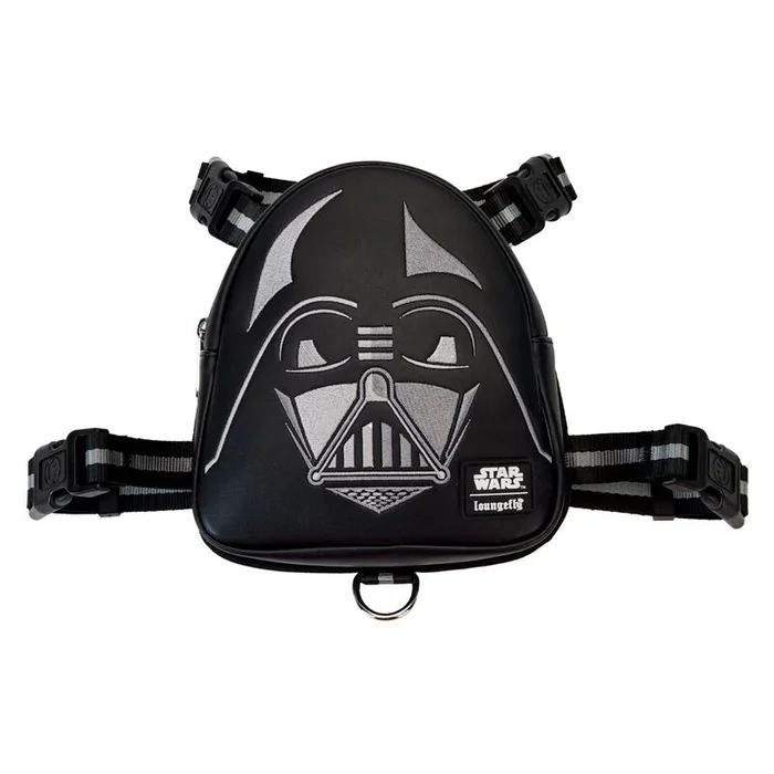 LOUNGEFLY Arneses Tipo Chaleco para Perros Arnés Mini Mochila Perros.Talla M Darth Vader