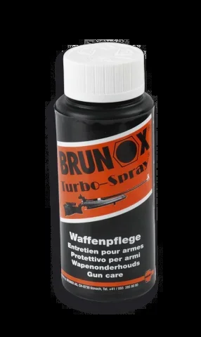Lubricante Para Armas Brunox Sin Pulverizador Spray 100 Ml Para Todas Las Partes Metálicas De Su Arma 23035