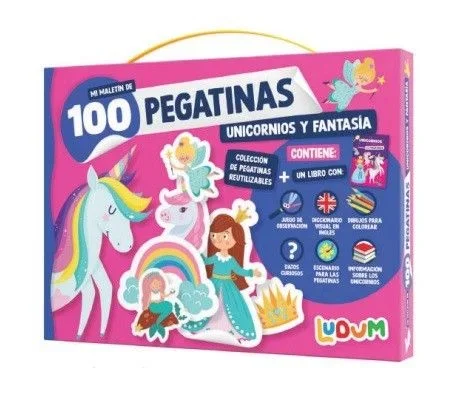 Ludum – maletin 100 pegatinas – fantasia