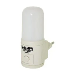 Luz De Noche 5 LED 1W Tubular BLANCO