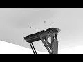 Maclean Soporte de Techo para TV para 23-55» Motorizado Electrico | Inclinable de 0° a -75° | Mando a Distancia Función de Memoria | Control de la App Tuya | MAX. VESA 400×400 | Carga MAX. 30 kg