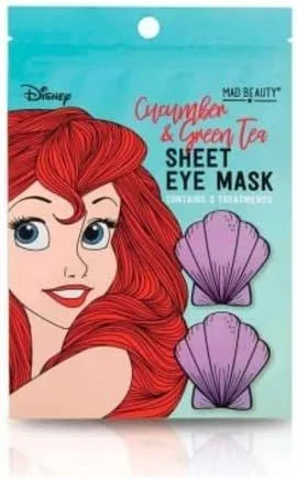 MAD BEAUTY. Parches para Ojeras Little Mermaid Under Eye Patches: Refresca y revitaliza la delicada piel debajo de tus ojos con estos parches inspirados en La Sirenita.