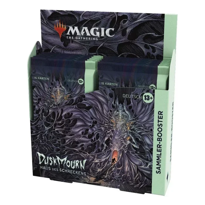 Magic the gathering duskmourn: haus des schreckens caja de sobres de coleccionista (12) alemán
