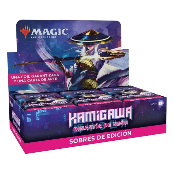 Magic the gathering kamigawa: neon dynasty caja de sobres de edición (30) castellano
