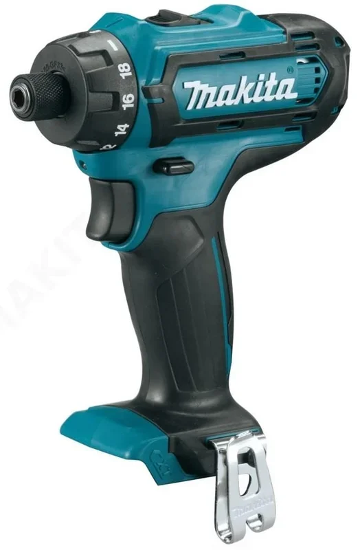 Makita DF033DZ taladro 1700 RPM Sin llave 1,1 kg Negro, Verde