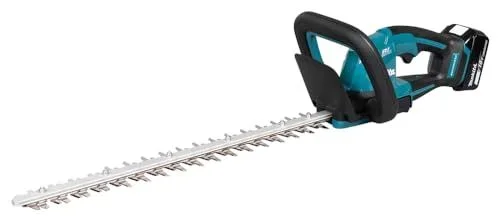 Makita DUH506RF – Cortasetos con batería (50 cm, 18 V, 3,0 Ah, 1 batería y Cargador)