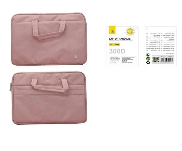 Maletin portatil lona r2142 14.7 / repelente al agua / rosa one+»