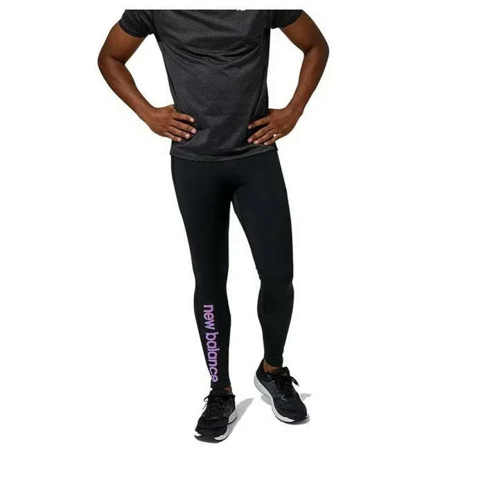 Mallas Deportivas de Hombre New Balance Impact Run AT Tight Negro L