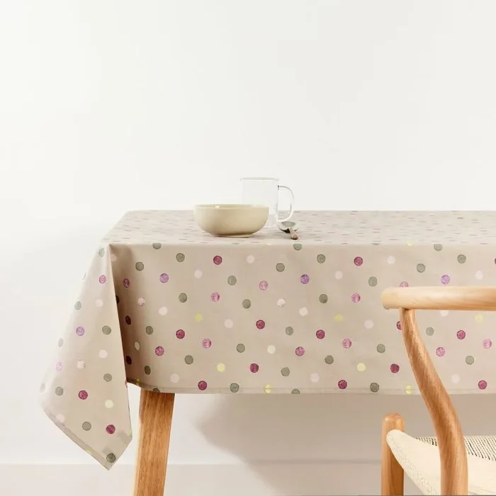 Mantel belum 0120-357 beige 240 x 155 cm lunares