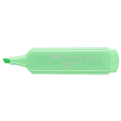 Marcador fluor textliner verde claro pastel faber castell