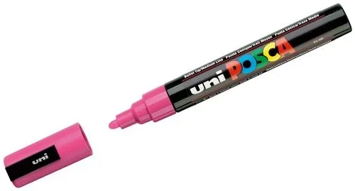 Marcador posca 1.8-2.5mm rosa uni-ball