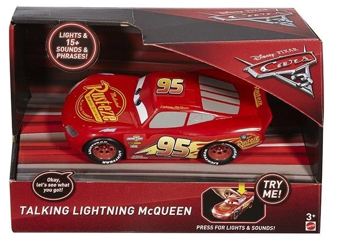 Mattel- Cars 3 coche 1:24 con luces y sonidos, Miscelanea (FDD54) , color/modelo surtido