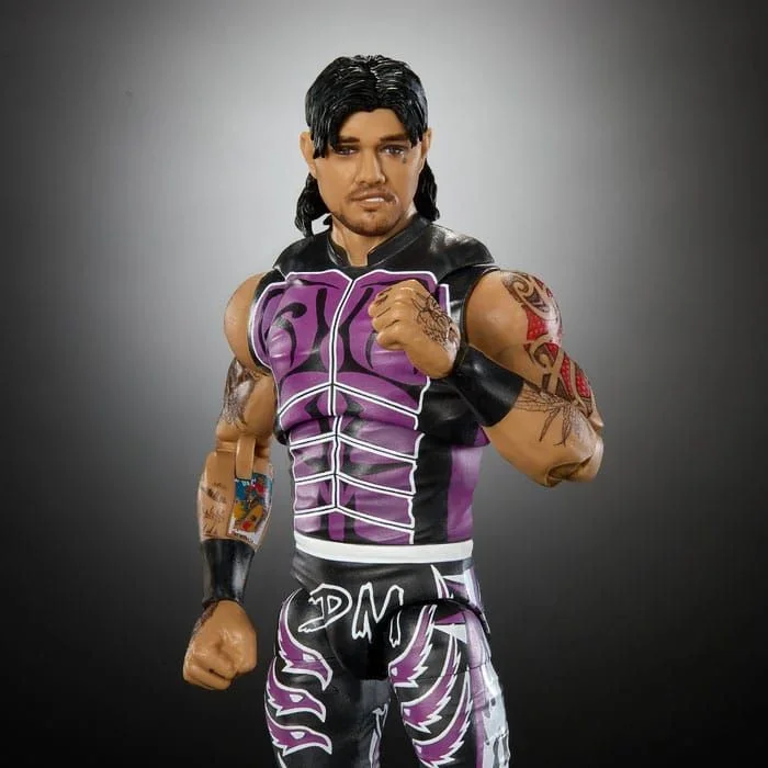 Mattel WWE Ultimative Edition – Figura de acción y accesorios de 15,24 cm Dominik Mysterio coleccionable, cabezas y manos intercambiables, 30 puntos de articulación