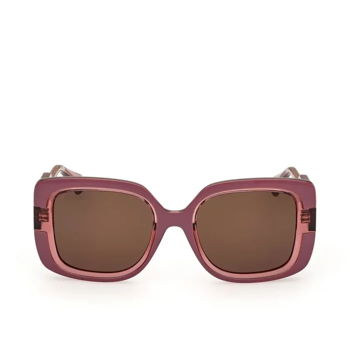 Max&Co. Mo0096 Gafas, 74e Rosa Oscuro Brillante, 52/20/140 para Mujer