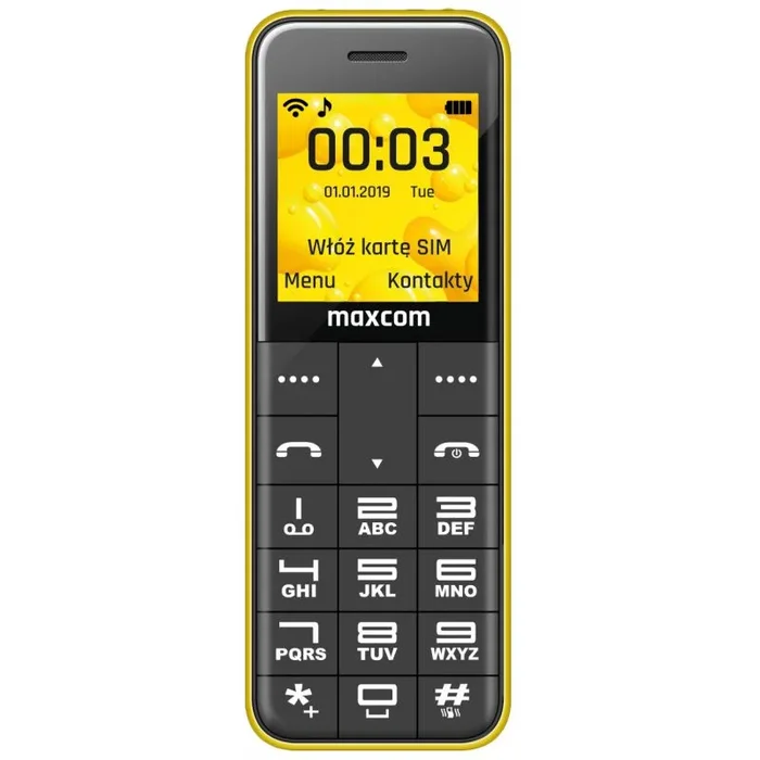 MaxCom MM111 3,66 cm (1.44″) 50 g Negro Característica del teléfono