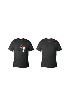 Mazinger z volando camiseta negra chico t-xxl mazinger z