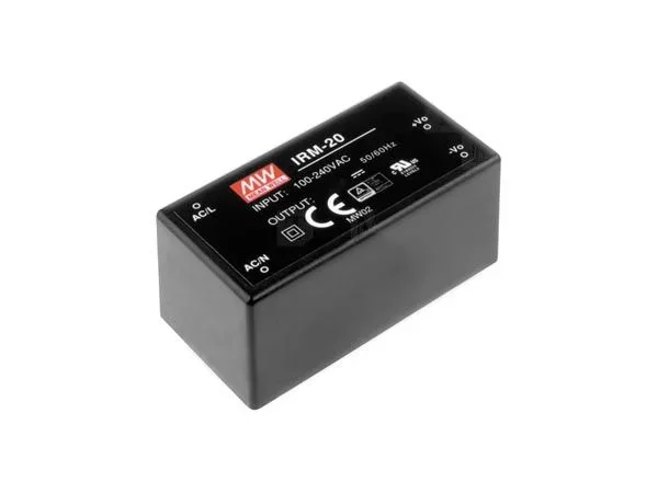 Mean well – fuente de alimentación – 1 salida – 20 w – encapsulada – 12 v