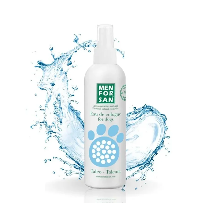 MENFORSAN Agua de Colonia para Perros Talco – 125 ml