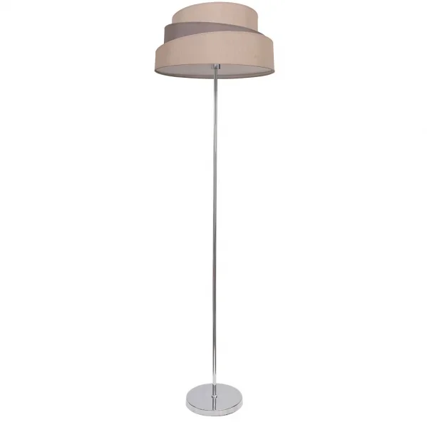 Mi Lampara – Pie Salon Colonia Cromo/plata-blanco 1xe27 (147×40)