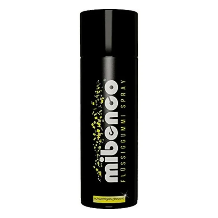 Mibenco MIB71411016 Spray Goma Líquidos, 400 ml, Amarillo/Azufre Brillante