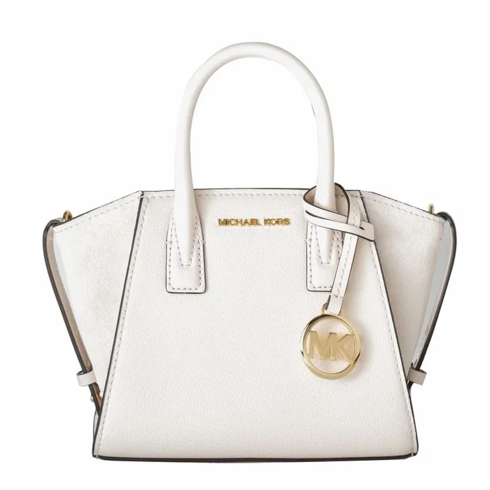 Michael Kors XS Avril Satchel Bolso cruzado, color crema, XS