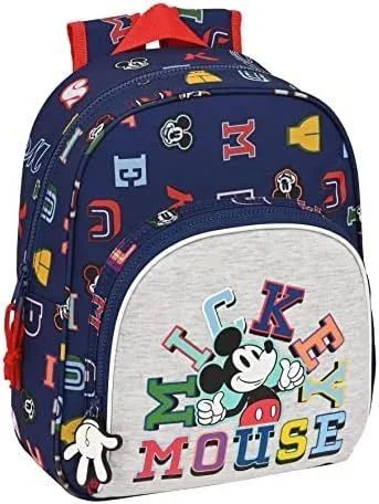 Mickey mochila adaptable a carro 28x34x10