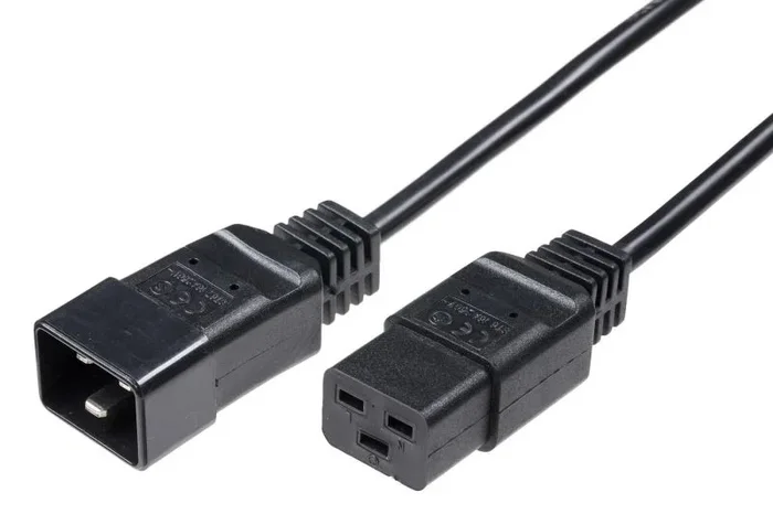 Microconnect – 0.5m c19 – c20 0.5m c19 Coupler c20 Coupler Negro – Cable (Macho/Hembra, c19 Coupler, c20 Coupler, Negro)