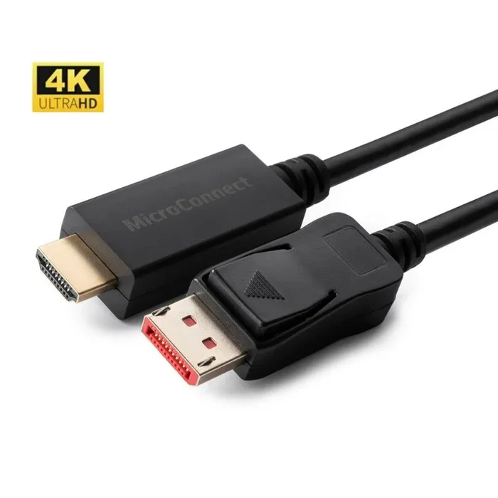 Microconnect MC-DP-HDMI-10004K cable DisplayPort 10 m Negro