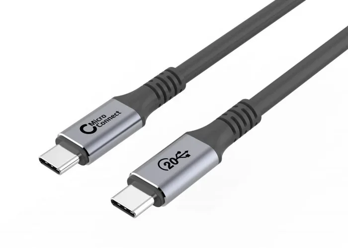 Microconnect USB3.2CC025 cable USB USB 3.2 Gen 2×2 0,25 m USB C Negro