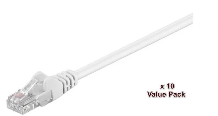 Microconnect V-UTP505WVP cable de red Blanco 5 m Cat5e U/UTP (UTP)