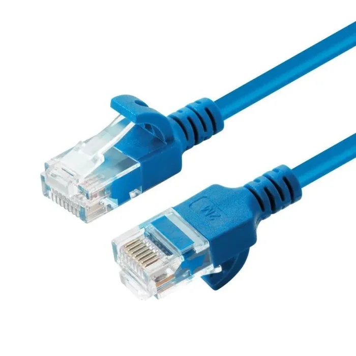 Microconnect V-UTP6A0015B-SLIM cable de red Azul 0,15 m Cat6a U/UTP (UTP)