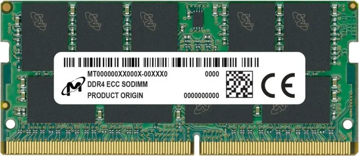 Micron MTA9ASF2G72HZ-3G2B2R módulo de memoria 16 GB 1 x 16 GB DDR4 3200 MHz ECC
