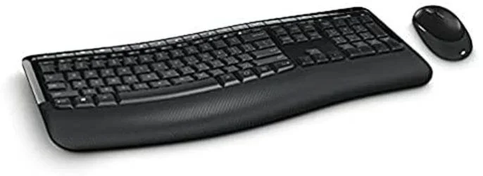 Microsoft Desktop 5050 teclado Ratón incluido RF inalámbrico Negro