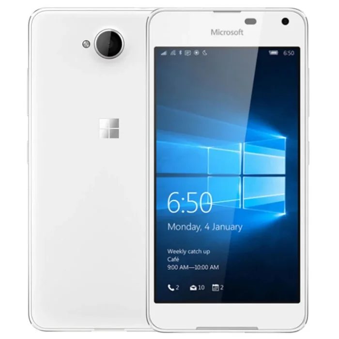 Microsoft Lumia 650 Dual SIM 12,7 cm (5″) SIM doble Windows 10 4G Micro-USB B 1 GB 16 GB 2000 mAh Plata, Blanco