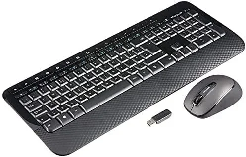 Microsoft Wireless Desktop 2000 teclado Ratón incluido RF inalámbrico Negro