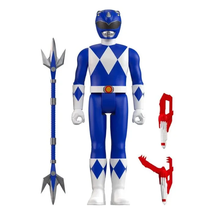 Mighty morphin power rangers reaction figura wave 3 blue ranger 10 cm