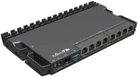 Mikrotik RB5009UPR+S+IN router 2.5 Gigabit Ethernet, Gigabit Ethernet Negro