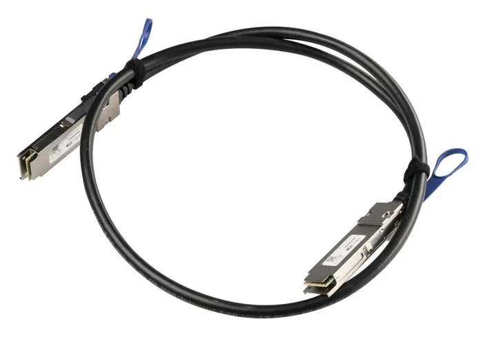 Mikrotik XQ+DA0001 Cable de fibra óptica e InfiniBand 1 m QSFP+ to QSFP+ / QSFP28 to QSFP28 Negro