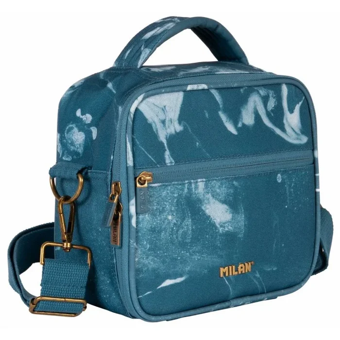 MILAN® Bolsa isotérmica porta alimentos (3,5 L) con 3 recipientes, serie Lava, azul
