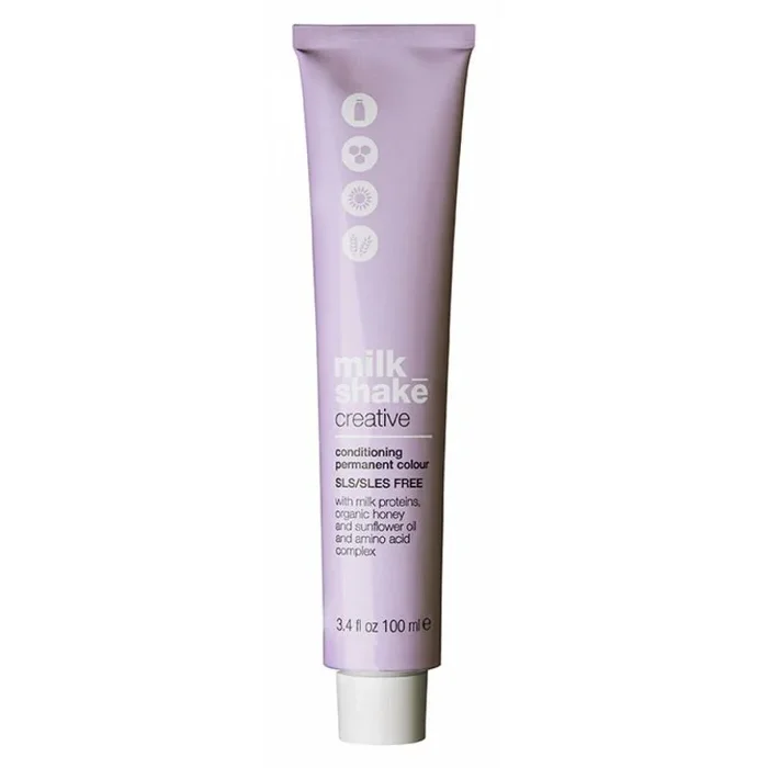 Milk shake, creative, sls/sles-free, permanent hair dye, 1.01nn black, 100 ml