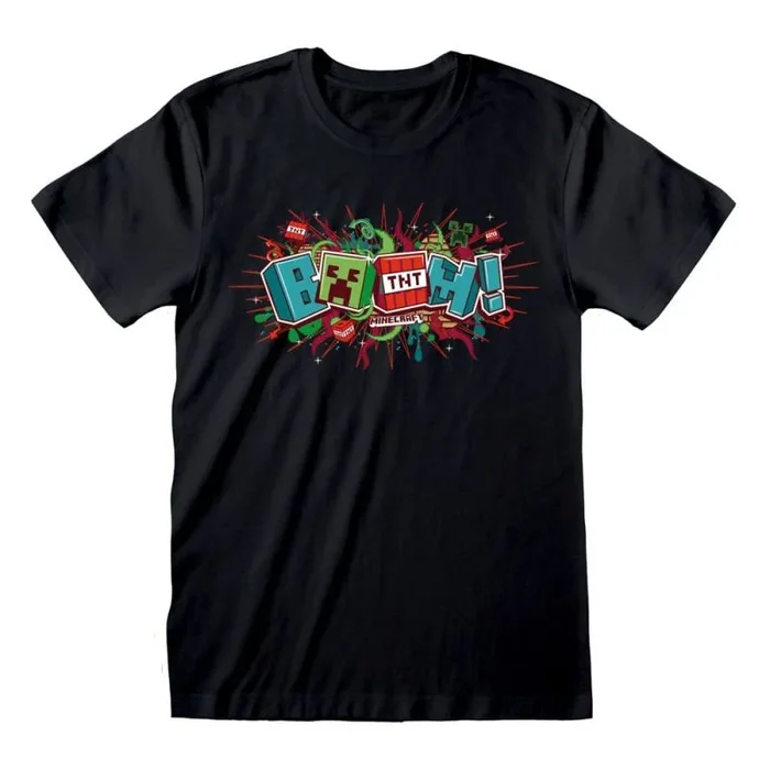 Minecraft camiseta boom talla s