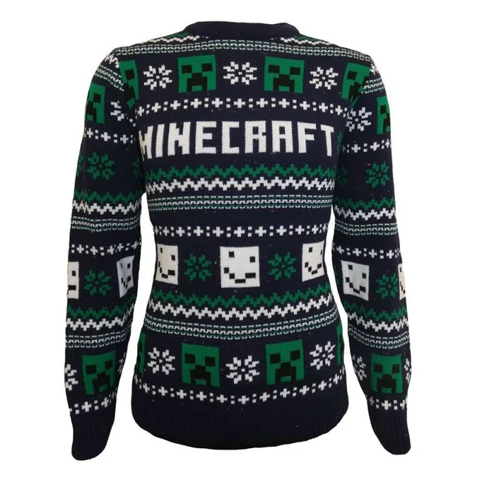 Minecraft sweatshirt christmas jumper pattern talla m