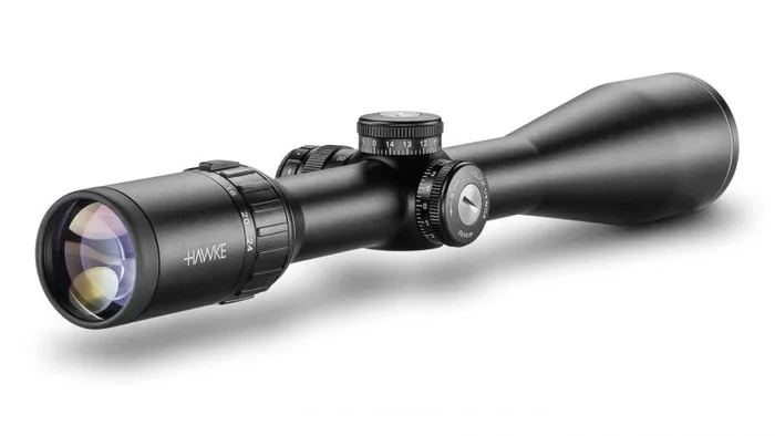 Mira telescópica Hawke Endurance 30 WA 6-24×50 SF (LRC), para caza, ampliación 6-24x, objetivo 50 mm, óptica H5, retícula Multi-LED, chasis monotubo 30 mm, resistente y precisa.
