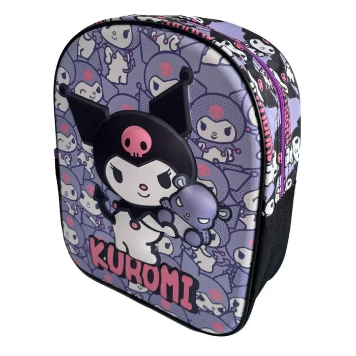Mochila 3d kuromi hello kitty 29cm