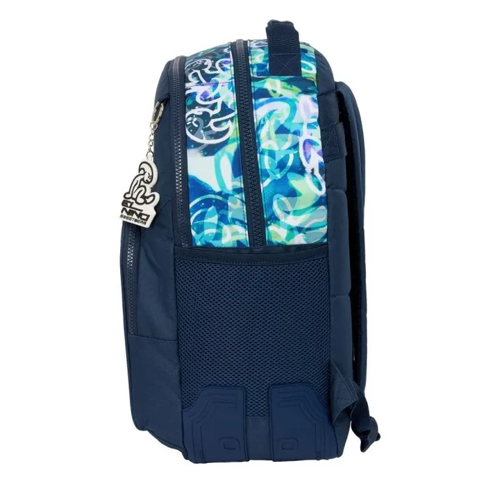 Mochila escolar el niño kook azul marino 32 x 42 x 15 cm