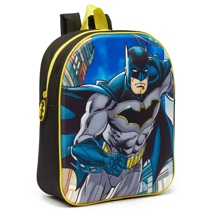 Mochila para niños DC Comics Gotham Knight EVA 3D, color negro