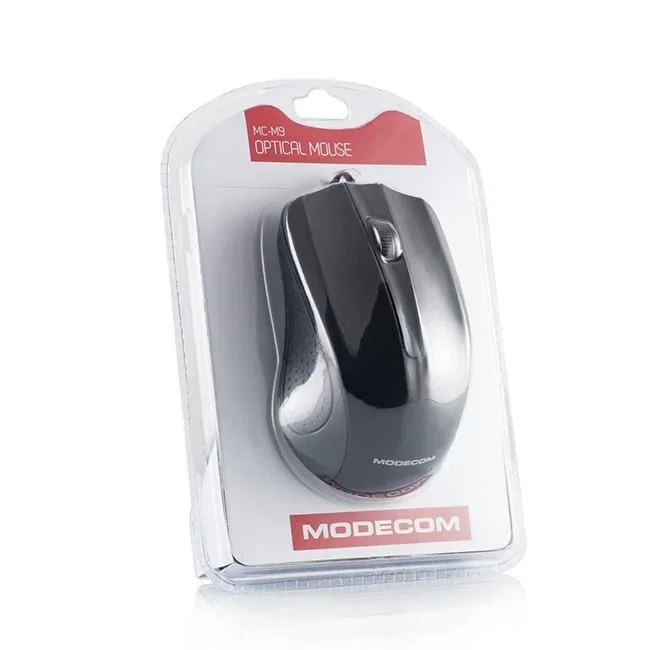 Modecom mc-m9 ratón usb tipo a Óptico 1000 dpi mano derecha